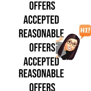 REASONABLE OFFERS ACCEPTED ❤ !!